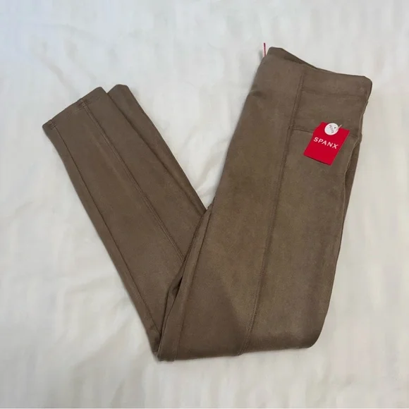 Spanx Suede Leggings - Picture 2 of 5